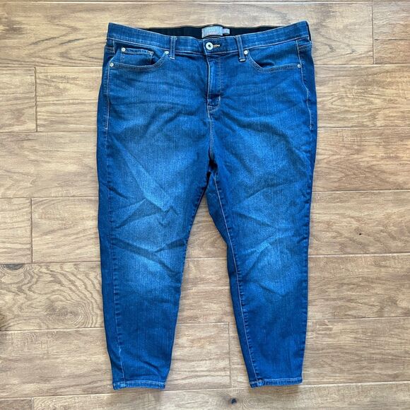 Torrid Jeans Size 22XS Extra Short Sky High Skinny Medium Wash Premium Stretch - Picture 1 of 9